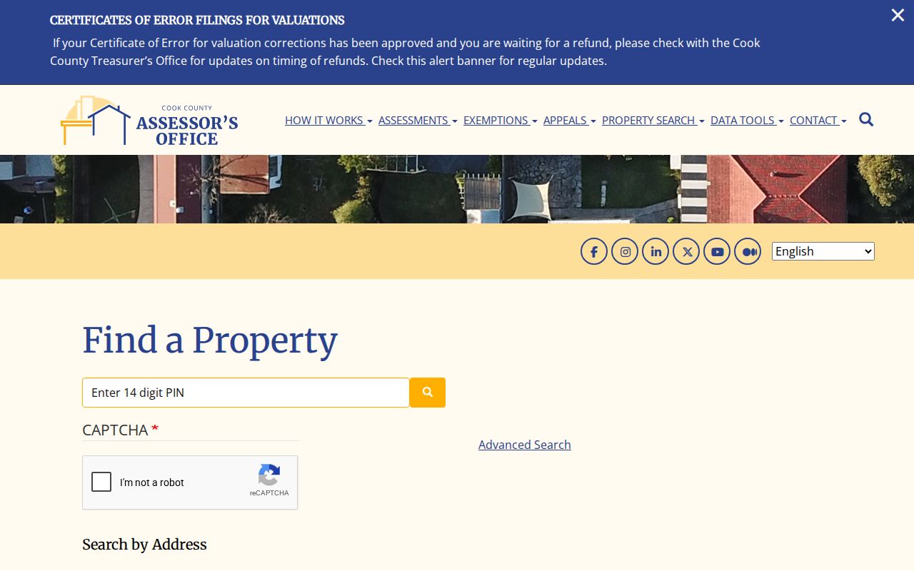 Des Plaines residents directory Cook County property search